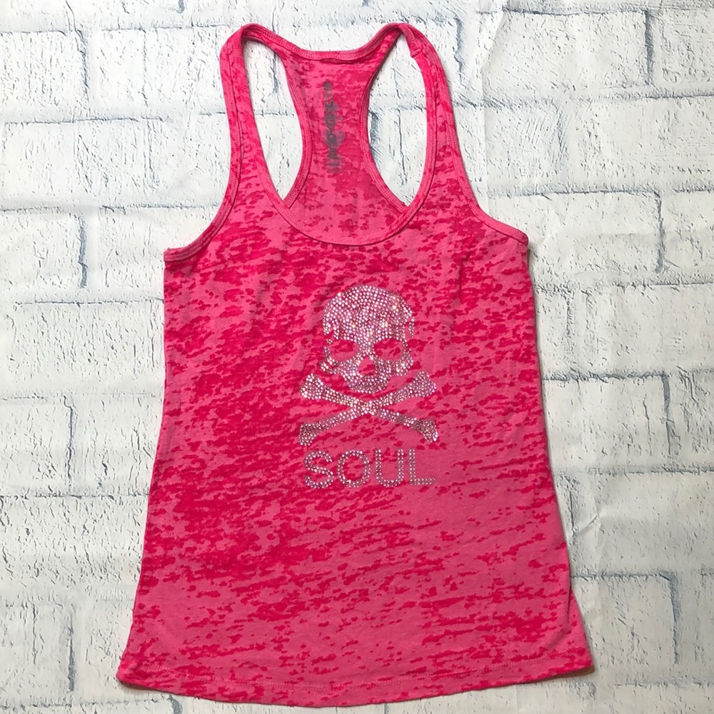 ⭐️🔹Soulcycle Burnout Tank Top with Rhinestones